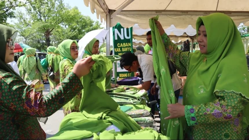 Ratusan UMKM Meriahkan Harlah Ke-77 Muslimat NU