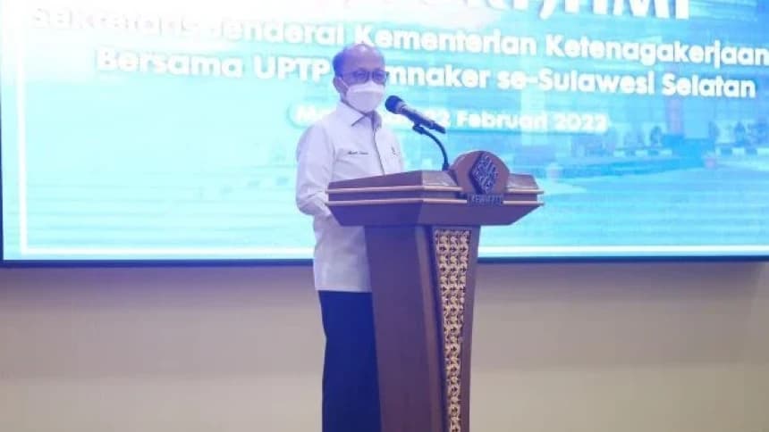 Sekjen Kemnaker Nilai Sangat Layak Perubahan Status BLK ke BBPVP Makassar