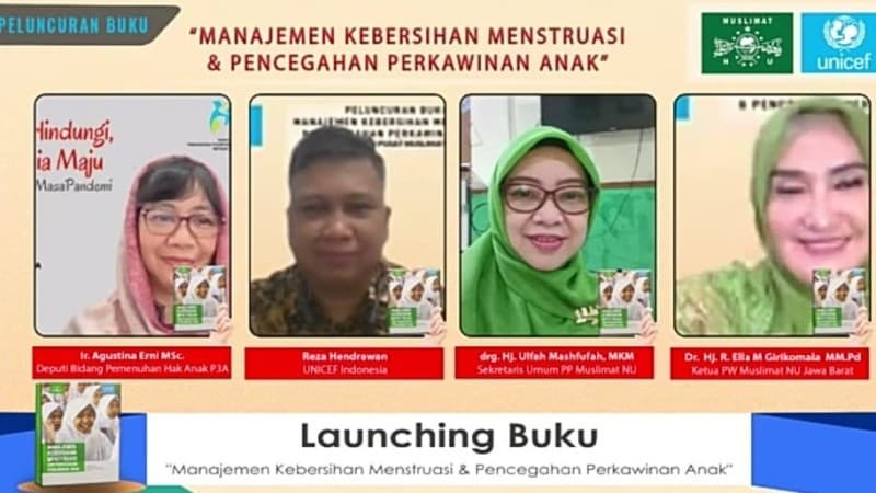 Muslimat NU Luncurkan Buku Manajemen Kebersihan Menstruasi dan Pencegahan Perkawinan Anak