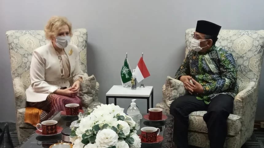 Terima Kunjungan Dubes Rusia, Ketum PBNU: Penyelesaian Damai Harus Diperjuangkan