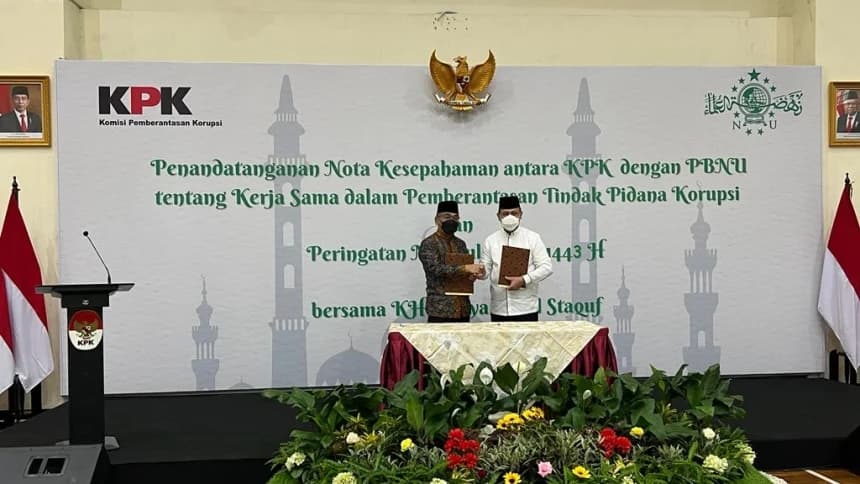 PBNU dan KPK Teken Kerja Sama Berantas Korupsi