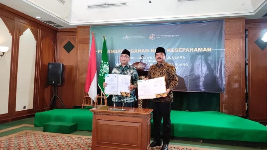 PBNU dan Kementerian Agraria Teken MoU Penyelesaian Pertanahan NU