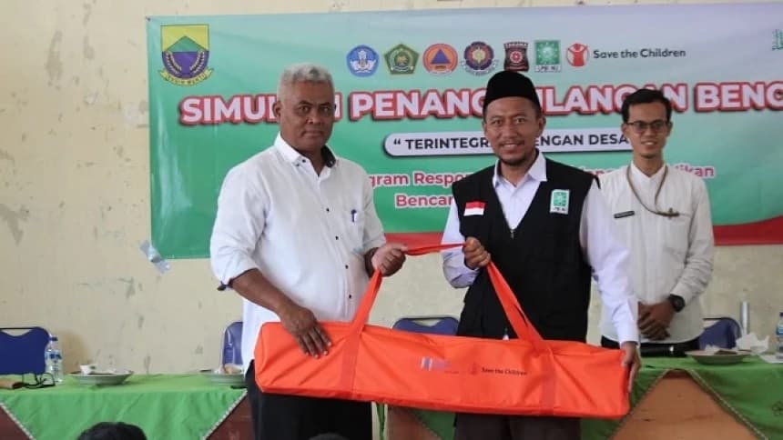 LPBINU Cianjur Gelar Simulasi Penanganan Bencana di 24 Sekolah