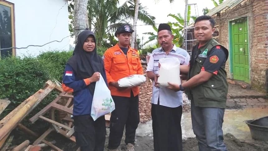 NU Peduli Kebumen Lakukan Penanganan Dampak Gempa Bantul