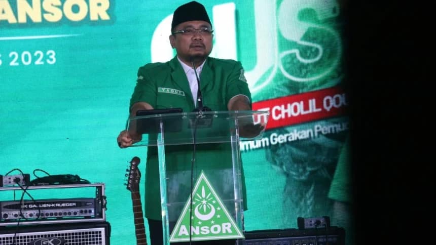 Gus Yaqut Minta Kader Ansor-Banser Satu Komando Hadapi Pemilu 2024