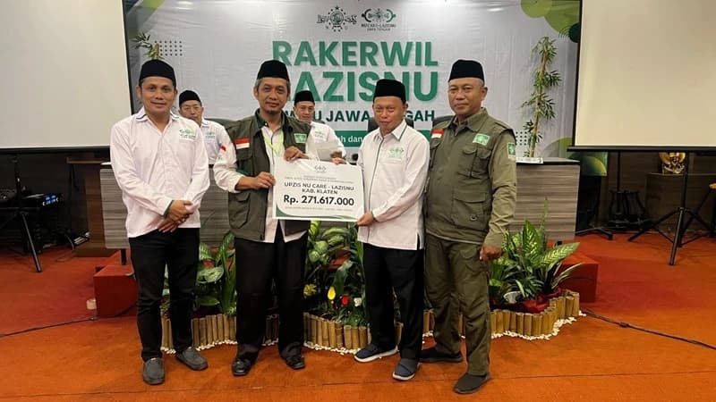 NU Klaten Peduli Serahkan Donasi Tahap I Rp271 Juta untuk Bantu Penyintas Banjir Sumatra