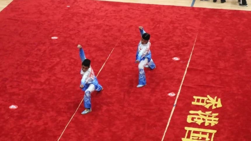 Pesantren Alkahfi Somalangu Raih Emas di Kejuaraan Wushu Dunia